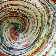 Load image into Gallery viewer, Vintage 1960s Vetro Artistico Veneziano Murano Glass Aventurine Bowl
