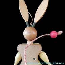 Load image into Gallery viewer, Vintage 1960s Austtian Wooden Jumping Jack Rabbit
