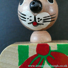 Load image into Gallery viewer, Vintage 1960s Austtian Wooden Jumping Jack Rabbit
