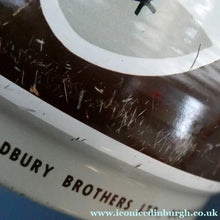 Load image into Gallery viewer, 1960s Vintage Cadbury's Biscuit Tin with Fitted Lid. Cartoon Birds and Apple Pattern
