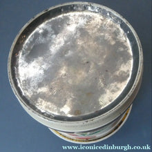 Load image into Gallery viewer, 1960s Vintage Cadbury's Biscuit Tin with Fitted Lid. Cartoon Birds and Apple Pattern
