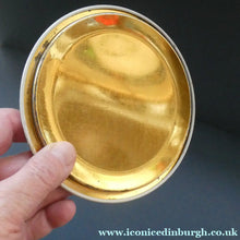 Load image into Gallery viewer, 1960s Vintage Cadbury's Biscuit Tin with Fitted Lid. Cartoon Birds and Apple Pattern

