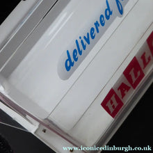 Load image into Gallery viewer, 1960s VINTAGE FOOD RETAIL Shop Display for Halls (of Broxburn).  Covered Plastic Sausages Shop Display Item. Plus Vintage Sausages Price Tag

