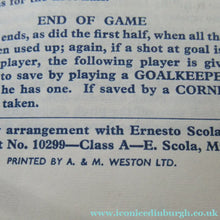 Load image into Gallery viewer, 1960s VINTAGE Football Cards Game. PENALTY published by Pepys Games
