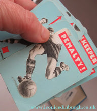 Load image into Gallery viewer, 1960s VINTAGE Football Cards Game. PENALTY published by Pepys Games
