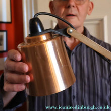 Load image into Gallery viewer, 1960s Vintage MacLamp with Rarer Copper Shade and Base. Finger Switch - Vintage Lighting
