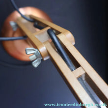 Load image into Gallery viewer, 1960s Vintage MacLamp with Rarer Copper Shade and Base. Finger Switch - Vintage Lighting
