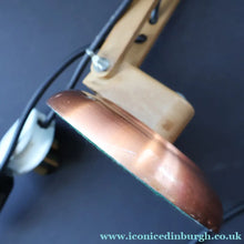 Load image into Gallery viewer, 1960s Vintage MacLamp with Rarer Copper Shade and Base. Finger Switch - Vintage Lighting
