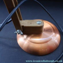 Load image into Gallery viewer, 1960s Vintage MacLamp with Rarer Copper Shade and Base. Finger Switch - Vintage Lighting
