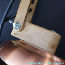 Load image into Gallery viewer, 1960s Vintage MacLamp with Rarer Copper Shade and Base. Finger Switch - Vintage Lighting
