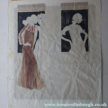 Load image into Gallery viewer, 1960s Vintage Original Fashion Drawing Showing Three Glamour Models in La Mode Outfits
