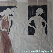 Load image into Gallery viewer, 1960s Vintage Original Fashion Drawing Showing Three Glamour Models in La Mode Outfits
