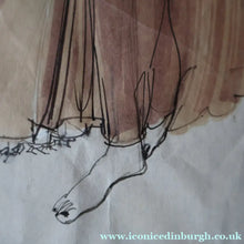 Load image into Gallery viewer, 1960s Vintage Original Fashion Drawing Showing Three Glamour Models in La Mode Outfits
