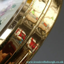 Load image into Gallery viewer, Vintage 1960s POWDER COMPACT with Chinese Landscape Petit Point on Lid

