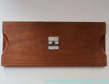 Load image into Gallery viewer, 1960s Vintage WYNCRAFT Cheese or Chopping Board with Two Pilkington Abstract Tiles. Designed by Alan Wallwork (1931 - 2019)
