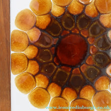 Load image into Gallery viewer, 1960s Vintage WYNCRAFT Cheese or Chopping Board with Two Pilkington Abstract Tiles. Designed by Alan Wallwork (1931 - 2019)

