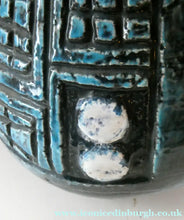 Load image into Gallery viewer, Vintage 1960s West German BRUSTALIST Bottle Vase. Uberlacker Ceramics / U-keramik
