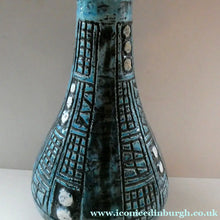 Load image into Gallery viewer, Vintage 1960s West German BRUSTALIST Bottle Vase. Uberlacker Ceramics / U-keramik
