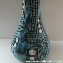 Load image into Gallery viewer, Vintage 1960s West German BRUSTALIST Bottle Vase. Uberlacker Ceramics / U-keramik
