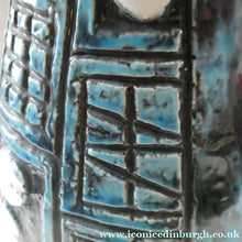 Load image into Gallery viewer, Vintage 1960s West German BRUSTALIST Bottle Vase. Uberlacker Ceramics / U-keramik
