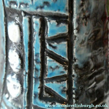 Load image into Gallery viewer, Vintage 1960s West German BRUSTALIST Bottle Vase. Uberlacker Ceramics / U-keramik
