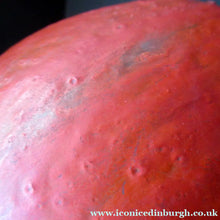 Load image into Gallery viewer, 1960s West German Ruscha Vase with Scarlet Red Thick Volcano Glaze 
