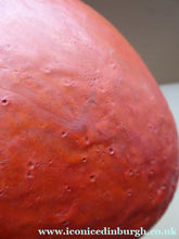 Load image into Gallery viewer, 1960s West German Ruscha Vase with Scarlet Red Thick Volcano Glaze 
