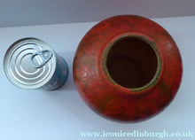 Load image into Gallery viewer, 1960s West German Ruscha Vase with Scarlet Red Thick Volcano Glaze. Model No. 8371 - European Ceramics
