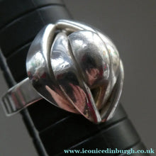Load image into Gallery viewer, 1960s GERMAN Silver Ring. Possibly designed by Franz Scheurle. UK Size S

