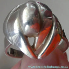 Load image into Gallery viewer, 1960s GERMAN Silver Ring. Possibly designed by Franz Scheurle. UK Size S
