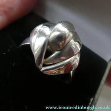 Load image into Gallery viewer, 1960s GERMAN Silver Ring. Possibly designed by Franz Scheurle. UK Size S
