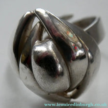 Load image into Gallery viewer, 1960s GERMAN Silver Ring. Possibly designed by Franz Scheurle. UK Size S
