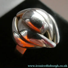 Load image into Gallery viewer, 1960s GERMAN Silver Ring. Possibly designed by Franz Scheurle. UK Size S
