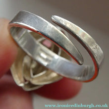 Load image into Gallery viewer, 1960s GERMAN Silver Ring. Possibly designed by Franz Scheurle. UK Size S
