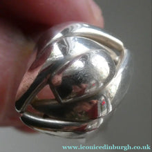 Load image into Gallery viewer, 1960s GERMAN Silver Ring. Possibly designed by Franz Scheurle. UK Size S
