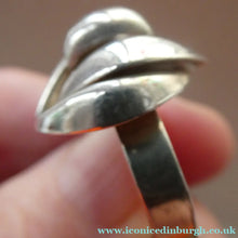 Load image into Gallery viewer, 1960s GERMAN Silver Ring. Possibly designed by Franz Scheurle. UK Size S
