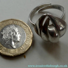 Load image into Gallery viewer, 1960s GERMAN Silver Ring. Possibly designed by Franz Scheurle. UK Size S
