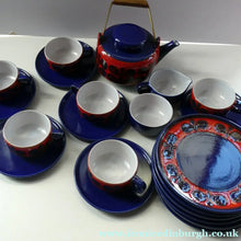 Load image into Gallery viewer, Ursula Fesca Waechtersbach Pottery  Coffee Tea Set 1950s West German
