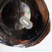Load image into Gallery viewer, 1960s WHITEFRIARS Cinnamon "HOOPED" Vase by Geoffrey Baxter; 11 1/2 inches in height 
