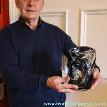 Load image into Gallery viewer, 1960s Whitefriars Glass. Chunky ’Knobbly’ Vase by William Wilson &amp; Harry Dyer - British Glass
