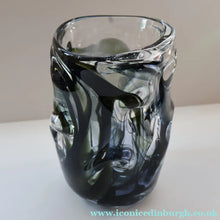 Load image into Gallery viewer, 1960s Whitefriars Glass. Chunky ’Knobbly’ Vase by William Wilson &amp; Harry Dyer - British Glass

