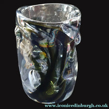 Load image into Gallery viewer, 1960s Whitefriars Glass. Chunky ’Knobbly’ Vase by William Wilson &amp; Harry Dyer - British Glass
