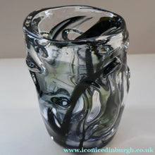 Load image into Gallery viewer, 1960s Whitefriars Glass. Chunky ’Knobbly’ Vase by William Wilson &amp; Harry Dyer - British Glass
