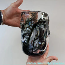 Load image into Gallery viewer, 1960s Whitefriars Glass. Chunky ’Knobbly’ Vase by William Wilson &amp; Harry Dyer - British Glass
