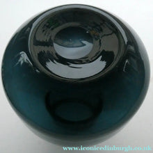 Load image into Gallery viewer, 1960s WHITEFRIARS Midnight Blue Soda Glass Vase. Design Number 9598 by Geoffrey Baxter (1963)
