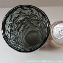 Load image into Gallery viewer, Genuine 1960s WHITEFRIARS Pewter Cylinder "Bark" vase by Geoffrey Baxter; 7 1/2 inches
