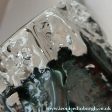 Load image into Gallery viewer, Genuine 1960s WHITEFRIARS Pewter Cylinder "Bark" vase by Geoffrey Baxter; 7 1/2 inches
