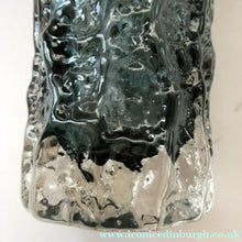 Load image into Gallery viewer, Genuine 1960s WHITEFRIARS Pewter Cylinder "Bark" vase by Geoffrey Baxter; 7 1/2 inches
