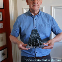 Load image into Gallery viewer, 1960s WHITEFRIARS "PYRAMID" vase by Geoffrey Baxter; 7 inches in height
