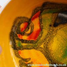Load image into Gallery viewer, 1960s Yellow POOLE Delphis Shallow Dish or Bowl. Fantastic Abstract Design 
